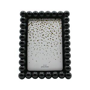 4x6 Black Beaded Picture Frame